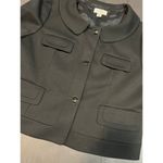 Loft  Black Military-Style Jacket‎ with Decorative Pockets Women's B-225 Photo 2