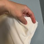 Universal Standard  Split Sleeve White Crewneck Tee 3X Classic Lightweight Preppy Photo 6