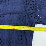Crown & Ivy  Navy Eyelet Women’s Summer Dress size 12 Photo 6