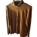 Eileen Fisher Tencel Turtleneck Sweater, Brown, Medium Photo 3