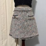 Zara Women Basic Tweed Skirt Mini A Photo 3