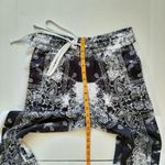 Rue 21 Joggers Pants Beached Parsley Bandana Print Blue and White Size S Photo 5
