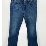 Lucky Brand Womens Low Rise Y2K Lolita Boot Dark Wash Blue Denim Jeans Size 6 Photo 0