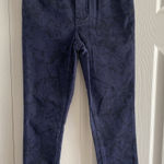 Calvin Klein Women's 24 Navy Python Print Snakeskin Print High Rise Stretch Cig Photo 0