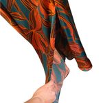 House of Harlow 1960 Revolve Ring Tie Satin Maxi Party Dress Fall Orange Green Size XS Photo 6