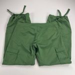 Nike Sphere Dry Athletic Cargo Pants Leaf Green Ankle Ties Size L (12-14) Photo 6