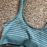 Lucky Brand  Teal Striped Sports Bra Size XL Photo 5