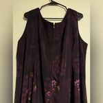 EUC Cimmaron Plus Purple and Yellow Sleeveless Floral Dress size 22 Photo 5
