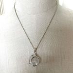 clear crystal ball dragon claw pendant necklace Silver Photo 1