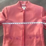 Talbots  Petites 100% Silk Elegant Coral Dress with Jacket 12 Photo 14