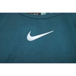 Nike NWOT Womens Dri-Fit Dry Cropped Tank Top AQ5117 Surf Running Blue Silver XS Photo 3