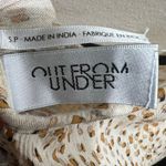 Urban Outfitters Out From Under Slip Dress Womens S Cream Tan Gauze Tiered Dot Print Beach Boho Photo 12