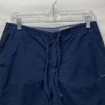 Columbia Flat Front Navy Blue Utility Cargo Shorts Size Small Photo 3