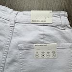 We Wore What White High Rise Denim Shorts Women’s 26 NWT Flare Bell Stretch Photo 5