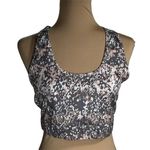 Versona  Pink Grey Racerback Sports Bra Size M Medium Photo 0