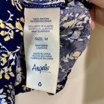 Angels Women’s Floral Tiered Waist Ruffle Top Blue Floral Size Medium EUC Photo 4