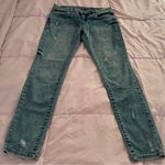 BLANK NYC Skinny Classique distressed blue medium wash jeans, size 28” low rise Photo 11
