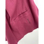 Trace Fashion Womens Magenta Blazer Jacket Organic Cotton Size L Sustainable Red Size L Photo 5
