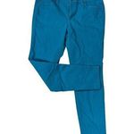 Ann Taylor Loft Cotton/Spandex Blue Turquoise Jeans Modern Skinny Sz 14 Photo 0
