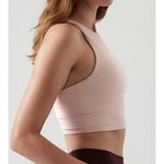 Athleta Conscious Crop Bra In Powervita XS Orchid Pink Photo 2