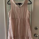Ronni Nicole Ronnie Nicole Dress Medium Gauzy  Linen Blend Tiered Photo 0
