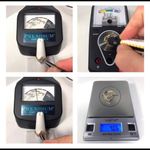 14KT MAGNIFIECENT LIQUID SKY BLUE TOPAZ W/ 6 BRILLIANT DIAMOND ACCENT REGAL RING Gold Photo 7