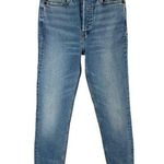 RE/DONE  90’s Ultra High Rise Skinny Jeans Dawn Blue
Size 24 Photo 0