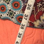 SheIn Geo And Floral Print Flutter Sleeve Tie Side Wrap Dress Size Large Photo 9