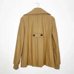 Patrizia Pepe Firenze Tan Pea Coat Size 44 Medium Photo 6