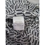 Nine West Nine‎ West women medium black and white long sleeve Button Up blouse Photo 8