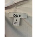 Bar III  Shirt Womens Small White Tie Neck Long Sleeve Button Front Blouse Photo 6
