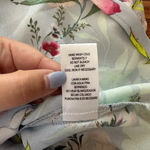 Nicole Miller Light Blue Floral Sleeveless Swing Drop Waist Dress Size 6 Photo 9