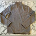 J.Crew NWT Marled fleece half-snap pullover Sz M Sold Out - 3 cuts box cutter Photo 5