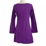 KATHMANDU IMPORTS Nepal 100% Cotton Embroidered Mini Dress Purple Suns S/M Size undefined Photo 6
