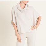 Barefoot Dreams  cozy chic cowl neck cream poncho sweater L/XL Photo 1