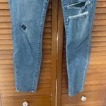 Paige Hoxton Ankle Caprice Embroidery Vintage 90s Punk Blue Ripped Jeans Sz 29 Photo 6
