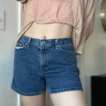 Tommy Hilfiger Vintage Y2K  Boyfriend Denim Shorts‎ Sz 6 Mid Rise Non Distressed Photo 0
