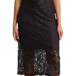 Sam Edelman  Black Lace Midi Dress Photo 0
