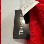 Sherri Hill  53345 Strapless Embroidered Gown Red Size 16 Photo 5