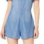 Clover Canyon Boutique Clover + Scout  Denim Off The Shoulder Romper sz Medium Photo 0