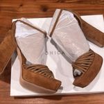 Veronica Beard  Tan Platform Heels Photo 3