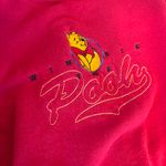Disney VINTAGE | Winnie the Pooh Embroidered Vintage 90s Red Sweatshirt Medium Photo 1