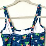 Modcloth NWOT Brandy Underwire One-Piece Navy Strawberry Print Swimsuit Small Photo 5