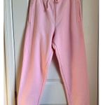 SKIMS Cotton Fleece Classic Jogger in Cherry Blossom, Size Medium Photo 3