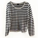 Theory  Zelphia Cashmere Cotton Blend Sweater Sz L Classic Gold Zipper Photo 0