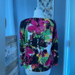 Joseph  A. Multicolor Floral sweater Top Photo 2