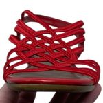Naturalizer Red Strappy Slingback Wedge Sandals Women’s Size 8M Photo 13