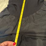 Motherhood Maternity  Black Carpenter Roll Tab Capris. Medium Photo 8