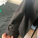 Kenneth Cole  Black Wool Blend Collar Coat, size 12 Photo 4