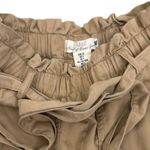 H&M Khaki Tie Waist Paper bag Belted Straight Casual Skirt Size Women's 2 Photo 2
